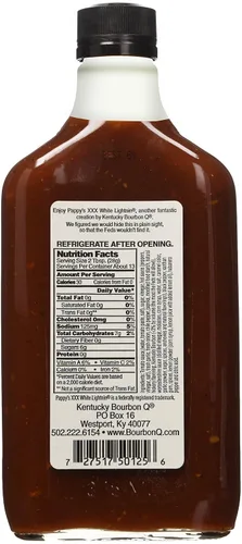 Vista 2 de BOURBON Q Bbq Sauce Pappys Xxx White Lightning, 12.7 FZ