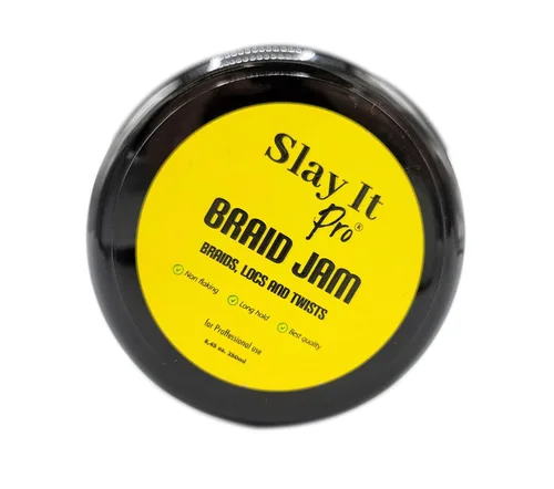 Vista 2 de Braid Jam - Brillo sin encrespamiento de larga duración y sin descamación para trenzas, rastas y giros, 8 onzas (súper sujeción)
