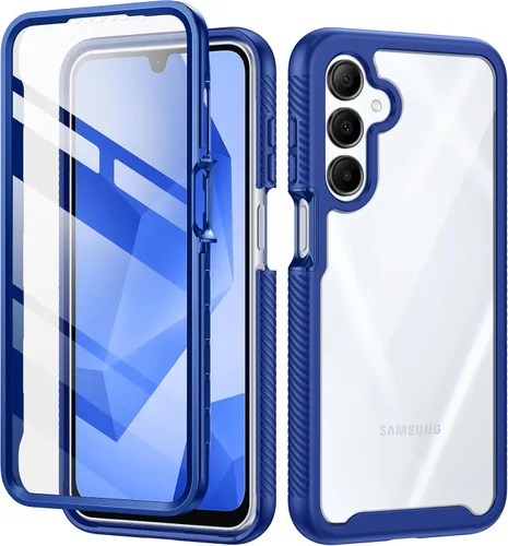 Vista 18 de seacosmo Diseñada para funda de teléfono Galaxy A14 5G, cubierta de cuerpo completo a prueba de golpes, con protector de pantalla integrado, funda