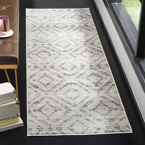 Vista 30 de SAFAVIEH Colección Adirondack Alfombra Decorativa - 2'6" x 4', Negro y Marfil, Diseño Moderno Desgastado, No Desprende Pelusa y Fácil Cuidado, Ideal