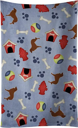 Vista 67 de Caroline's Treasures BB3948KTWL Affenpinscher Dog House Collection - Toalla de cocina para invitados, toalla de baño decorativa para cara, té, paño