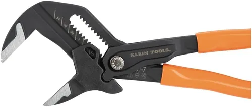 Vista 8 de Klein Tools D5317 Llave de alicates compacta, llave de alicates ajustable multiusos de alto apalancamiento con mordazas lisas, 7 pulgadas
