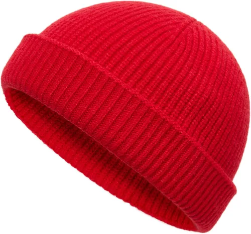 Vista 21 de vidsel Gorro de lana fina de pescador para hombres y mujeres, gorra de moda
