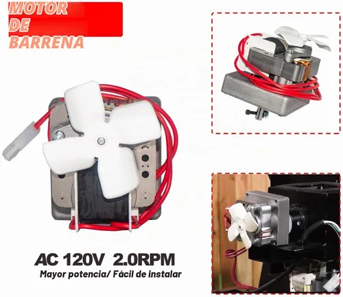 Vista 3 de Kit Completo de Actualización para Parrilla - Motor de Barrena 2.0, Ventilador de Inducción, Recipiente de Combustión, Encendedor de Varilla