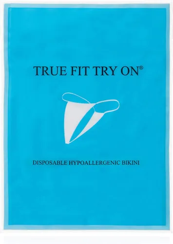 Vista 2 de True Fit Try On Bragas desechables de bikini Missy - Ropa interior desechable para vestidor y spa - Material hipoalergénico duradero - 25