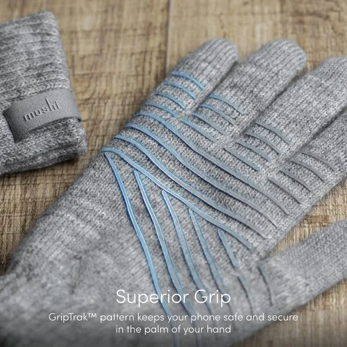 Vista 8 de Moshi Digits - Guantes de invierno para pantalla táctil, guantes de punto cálidos con 3 tamaños SML