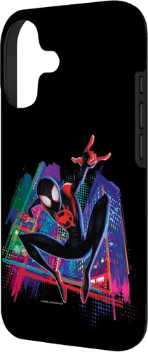 Vista 2 de Marvel Spider-Man Miles Morales Graffiti City - Carcasa para iPhone 17