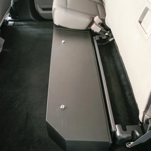 Vista 8 de Tuffy Caja fuerte de seguridad de ancho completo debajo del asiento para Ford F-150, F-250 y F-350 SuperCrew (2015-2025), caja fuerte de seguridad