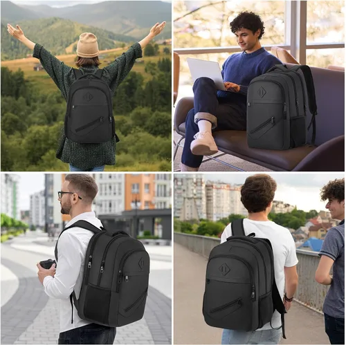 Vista 7 de BIKROD P24 Mochila para portátil de 15.6 pulgadas, Negro, 15,6 pulg.