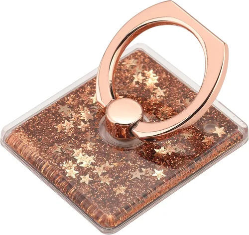 Vista 2 de LAX Gadgets - Soporte para anillo de teléfono celular, anillo de dedo para funda de teléfono, agarre trasero seguro de rotación de 360°, soporte
