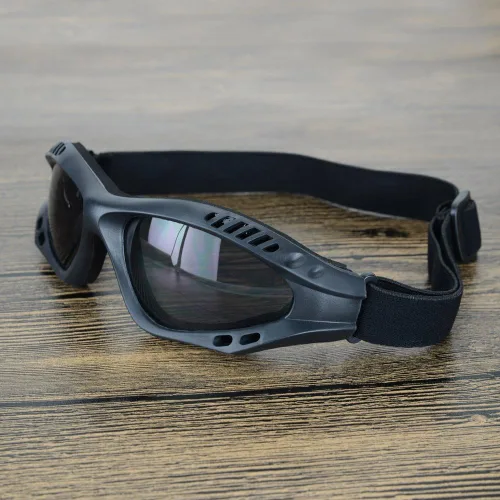 Vista 4 de Viriber Gafas de motocicleta - Gafas de protección UV para exteriores, gafas de combate a prueba de polvo
