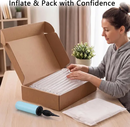 Vista 5 de Caja de envío para portátil con bolsas protectoras inflables de 5