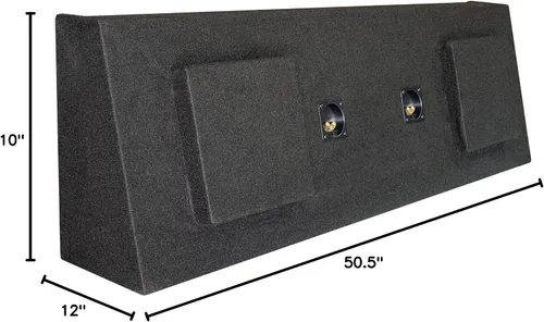 Vista 9 de SoundBox Silverado/Sierra Crew Cab Dual 12" Caja de subwoofer 2008-2013