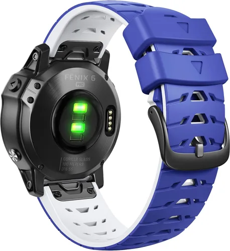 Vista 11 de Para Garmin Fenix 5/5 Plus, Fenix 6/6 Pro, Fenix 7, Forerunner 935/945, Instinct/Approach S62, repuesto de correa de reloj de silicona suave