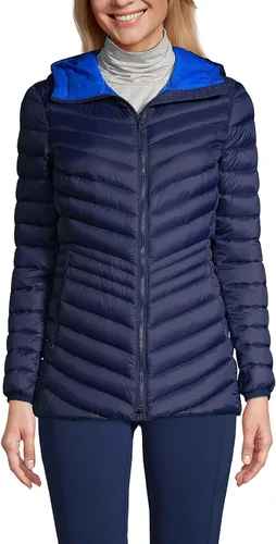 Vista 3 de Lands' End Chaqueta de plumón ultraligera y plegable para mujer