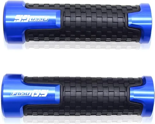 Vista 14 de Para BMW F650GS 2000-2007 2001 2002 2003 2004 2005 2006 F650 F 650 GS motocicleta 7/8 pulgadas 0.866 in mango manillar agarres (color : negro)