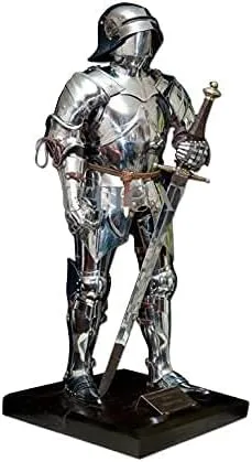 Vista 5 de NauticalMart Traje medieval gótico de armadura de cuerpo completo con armadura