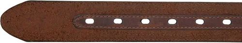 Vista 5 de WOLVERINE Raider Figura ocho cinturón para hombre con aspecto auténtico de estilo occidental hecho de cuero de grano completo
