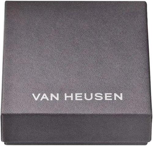 Vista 5 de Van Heusen Pulsera de identificación de cadena de acero inoxidable para hombre