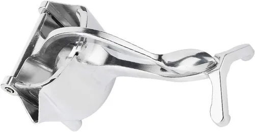 Vista 4 de Pilipane Exprimidor de limón de acero inoxidable real, exprimidor de cítricos, portátil y resistente, prensa manual de frutas para salud, exprimidor