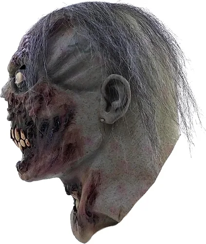 Vista 5 de Ghoulish Productions - Máscara Furious Walker Furious Walker. Máscara de látex zombie furioso, máscara de látex zombi enojado, máscara de látex