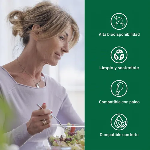 Vista 3 de Organika Colágeno de salmón, 150 mg, 90