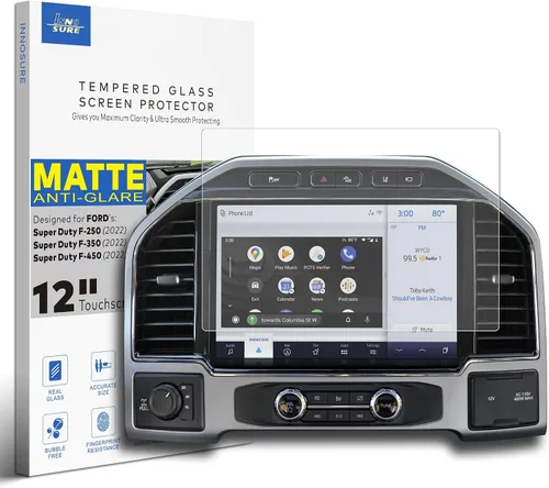 Vista 11 de [Antideslumbrante] Protector de pantalla de vidrio templado para Ford F-150 (2021-2025), F-150 Lightning (2022-2025), Expedition (2022-2024)