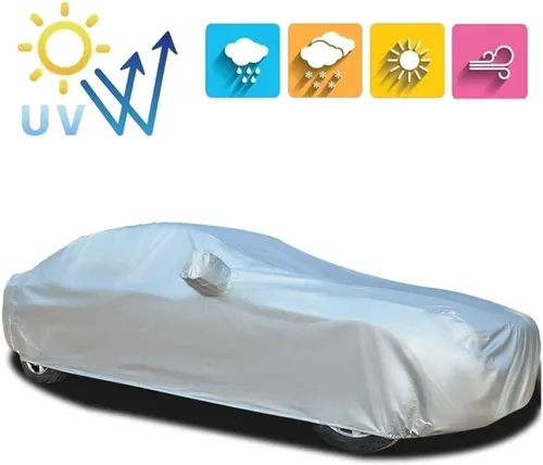 Vista 2 de Cubierta impermeable para coche compatible con DS Automobiles DS3 CABRIO DS3 CROSSBACK DS4 CROSSBACK DS5 DS7 CROSSBACK Protección solar contra