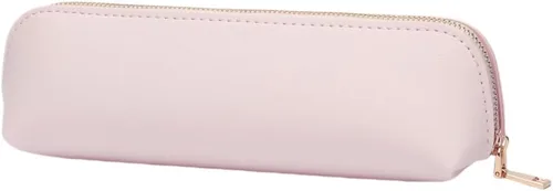 Vista 15 de Estuche para lápices de lona de algodón y bolsa de lápices multifuncional simple con cremallera Almacenamiento portátil (beige)