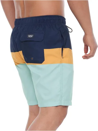 Vista 4 de Rokka&Rolla Traje de baño para hombre de secado rápido con forro de malla
