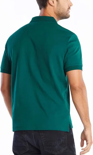 Vista 3 de Nautica Polo de manga corta sólido entrelazado para hombre