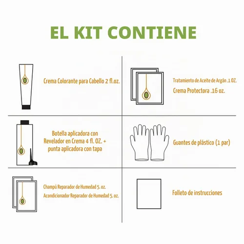 Vista 6 de One 'N Only Fast 10 - Kit de coloración permanente para el cabello, tinte para el cabello para mujeres con aceite de argán para mantener