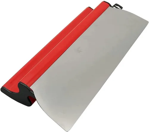 Vista 7 de Hoja de yeso roja Skimming Blade Enyesado Pintura Espátula de alisado Flexible Acabado Paleta Herramientas profesional 15.75inch 15.7 in herramienta