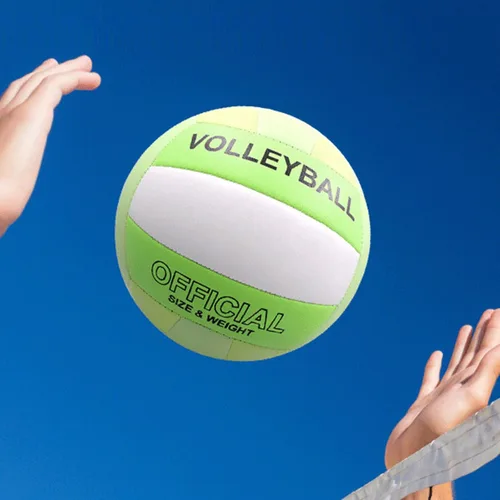 Vista 5 de hejhncii Balones de voleibol impermeables para interiores y exteriores, tamaño oficial 5, juego de entrenamiento deportivo, juego de pelota