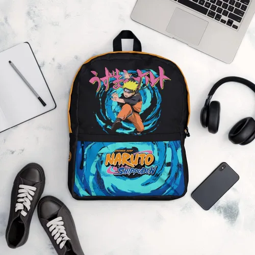 Vista 8 de Ripple Junction Naruto Shippuden Rasengan Swirl Mochila Blanco Viajar