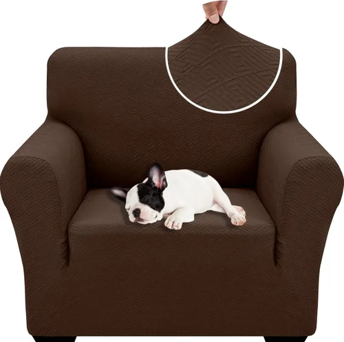 Vista 24 de XINEAGE Fundas elásticas nuevas para sillón 2025, 1 pieza, protector para silla de sala de estar, funda gruesa y suave con parte inferior elástica