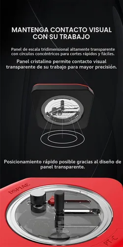 Vista 7 de DSPIAE Cortador circular integral rotatorio integral (0.039-1.969 in) círculo