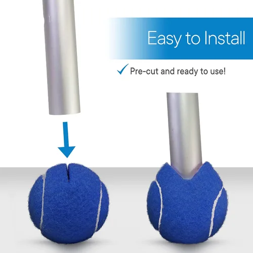Vista 3 de RMS Walker Glide Balls - Precut Opening for Easy Installation, Fit Most Walkers