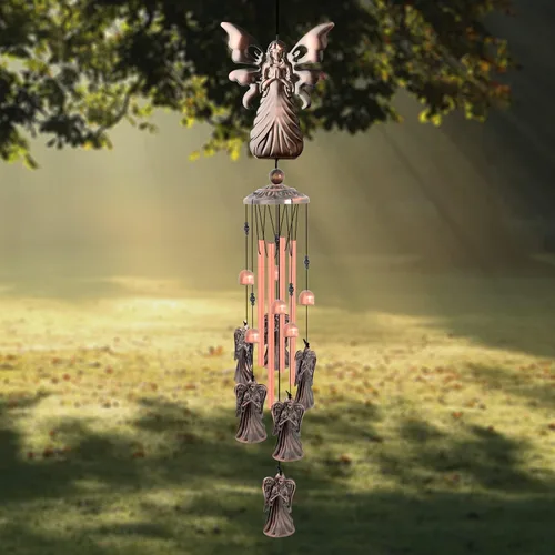 Vista 2 de Regalos de ángel para abuela, campanillas de viento para madre, regalo de cumpleaños