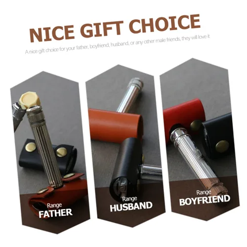 Vista 7 de FRCOLOR 12 piezas de afeitadora de seguridad maquina de afeitar para hombre maquina de afeitar para hombre Razor cabeza afeitadora para hombres