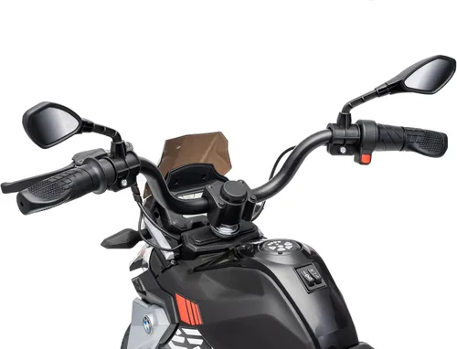 Vista 4 de BMW licencia 24V niños motocicleta eléctrica, 300W bicicleta Negro