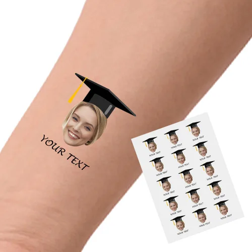Vista 33 de YESCUSTOM Tatuajes temporales personalizados con foto, tatuaje facial personalizado con logotipo para adultos, parejas, mujeres, hombres, tatuajes