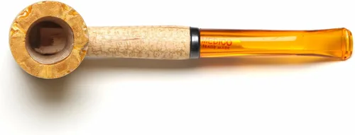 Vista 3 de Missouri Meerschaum - Pipa de tabaco de mazorca de maíz Legend - 5th Avenue, Bent Bit