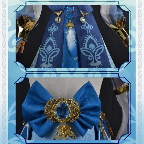 Vista 8 de OSIAS Nilou Disfraz Cosplay (L)