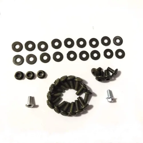Vista 6 de YZ85 Kit de guardabarros de cuerpo de plástico blanco para YZ85 2002-2014 Pit Dirt Bikes incluyendo tornillo de montaje