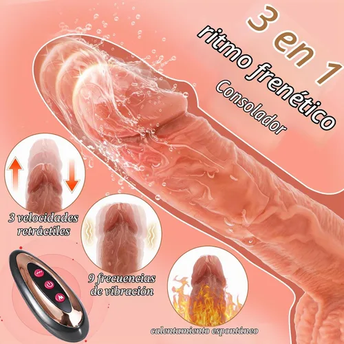 Vista 4 de Dilbo - Juguete realista de silicona para mujer, con control remoto para jugar con manos libres (7.87 pulgadas, 19)