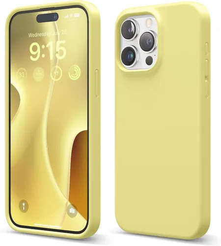 Vista 16 de elago Funda compatible con iPhone 15 Pro Max, de silicona líquida, funda protectora de cuerpo completo, a prueba de golpes, funda delgada