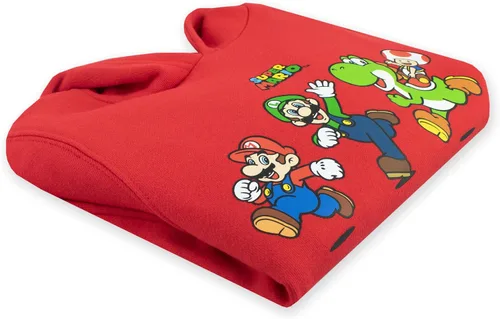 Vista 5 de SUPER MARIO Sudadera con capucha Sudadera con capucha Luigi, Yoshi, Toad Boys Sudadera con capucha de juegos para niños