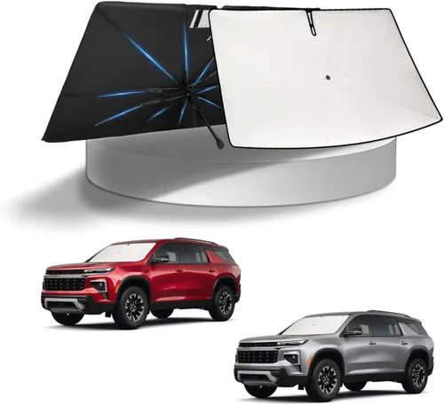 Vista 245 de KUST - Parasol plegable para parabrisas para BMW X1 E84, accesorios 2011 2012 2013 2014 2015, protector de visera de sol ajustable que bloquea