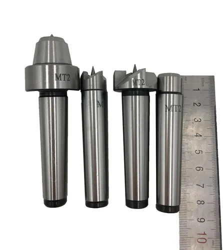 Vista 3 de MT2 Live Center Torno de madera Drive Spur Cup 4pcs Set con 2 unids puntas de repuesto extra con caja de madera de buena calidad